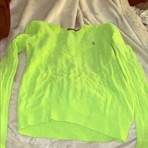 Polo green sweater